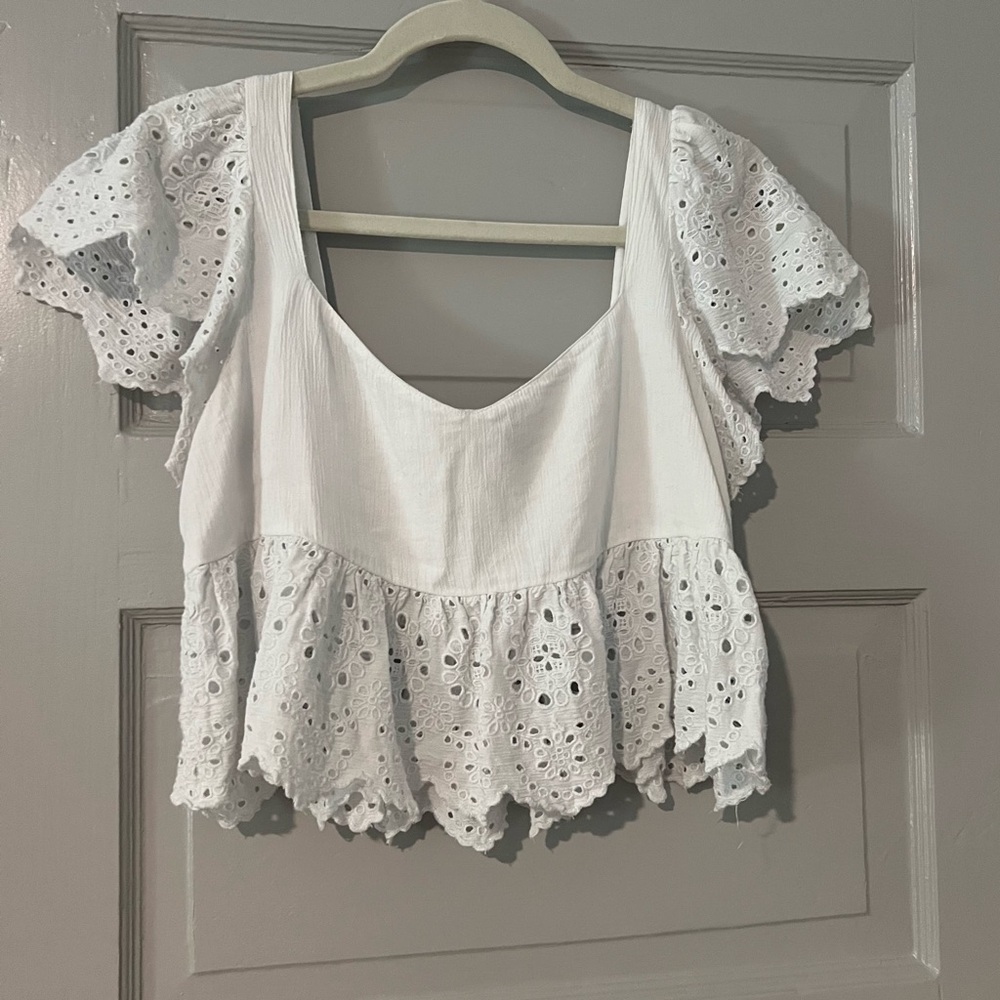 White Dainty Top